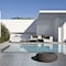 Gardenised Gray Interlocking Garden Path Tiles Outdoor Flooring Decorative Floor Grass Paver, PK 5 QI004107.5 - alternate 4